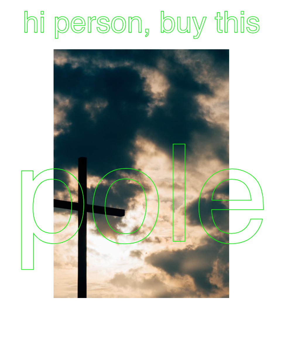 poleBad Ad Generator, 2020DigitalP5JS, ML5, and ImageNet