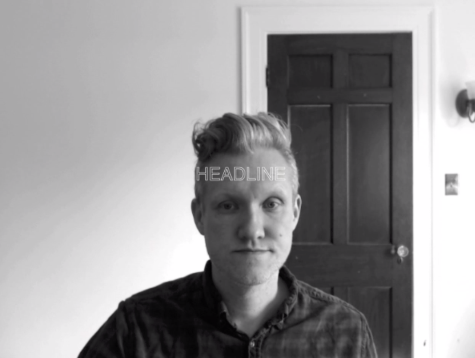 Headline poster generatoroster Generator, 2020DigitalP5JS, ML5