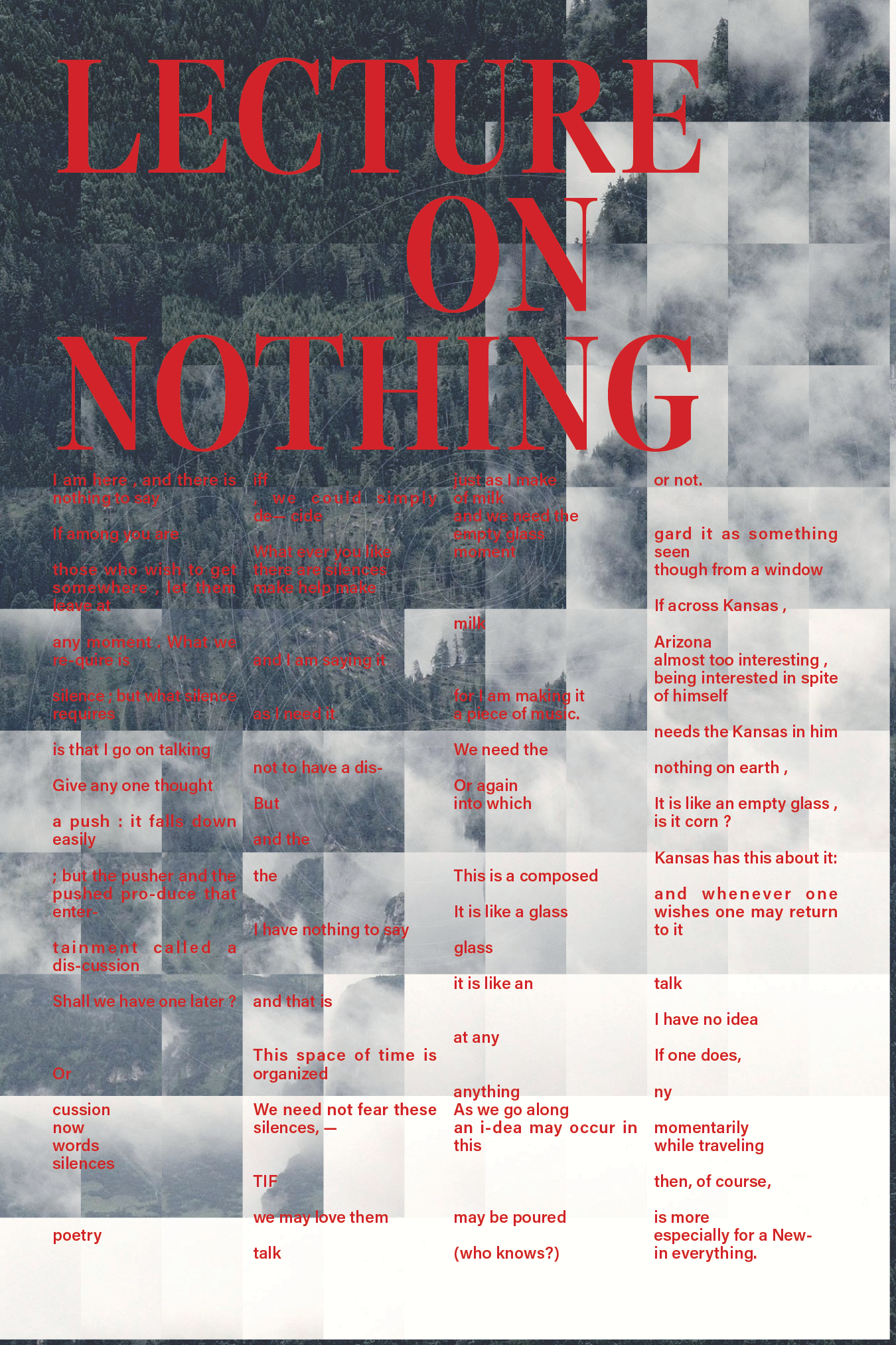 Lecture on Nothing Hybrid Posters, 2020Digital posterP5JS and Adobe InDesign1350px x 2025px150 PPI